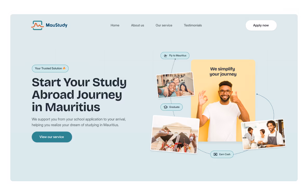 MauStudy online learning platform interface showcasing accessible digital education for Mauritian students